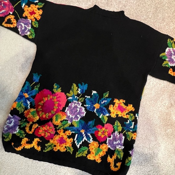 Vintage JENNIFER REED Knitted by Hand EUC Sweater L - Picture 7 of 10
